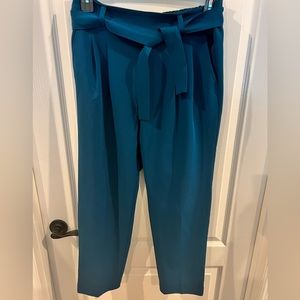 High rise straight trousers
